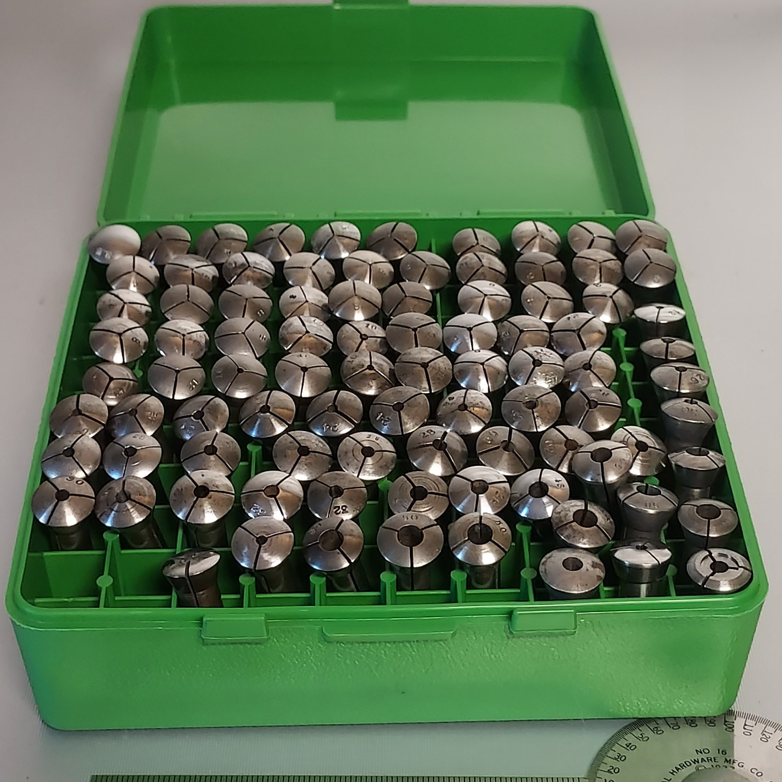 8mm WW lathe collets, Peerless, National, Wolf Jahn, unbranded C