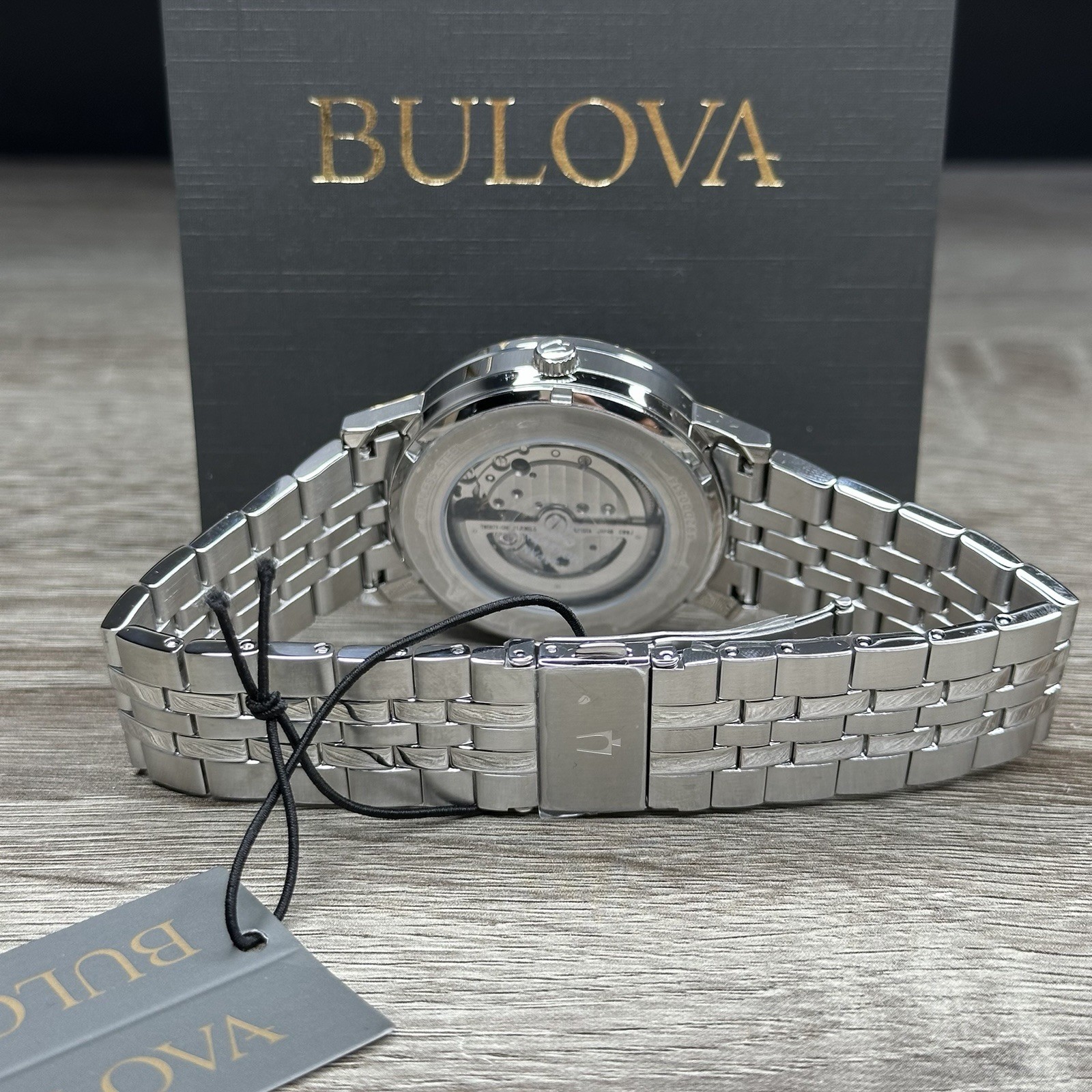 NEW✅AUTOMATIC✅ Bulova American Clipper Blue Dial Steel Men’s Watch 96A247 $450
