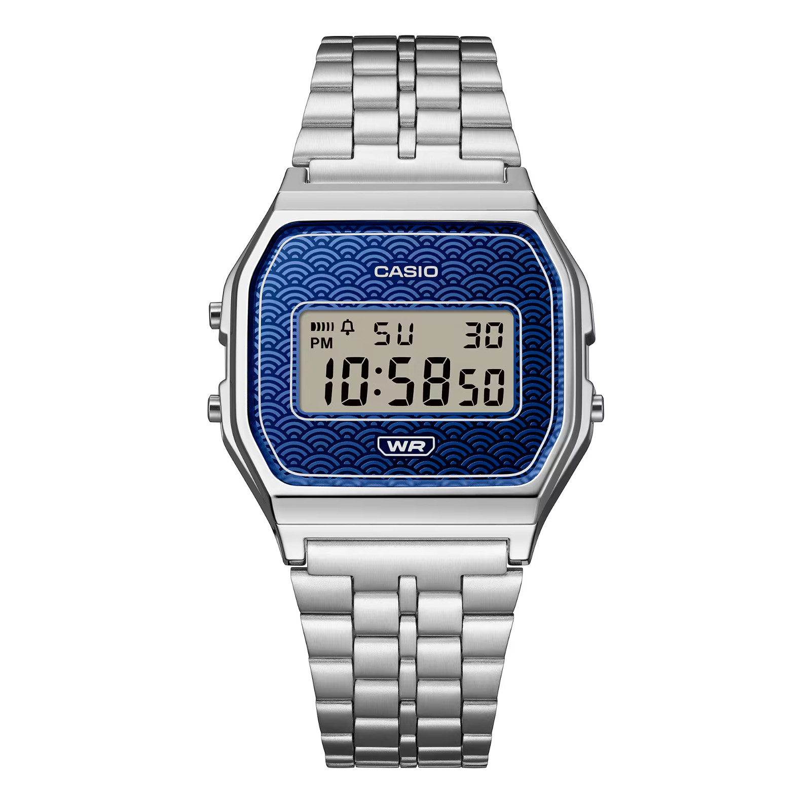 【unopened】 CASIO CLASSIC Series A159WEVJ-2JR Quartz blue Silver 33mm 45g