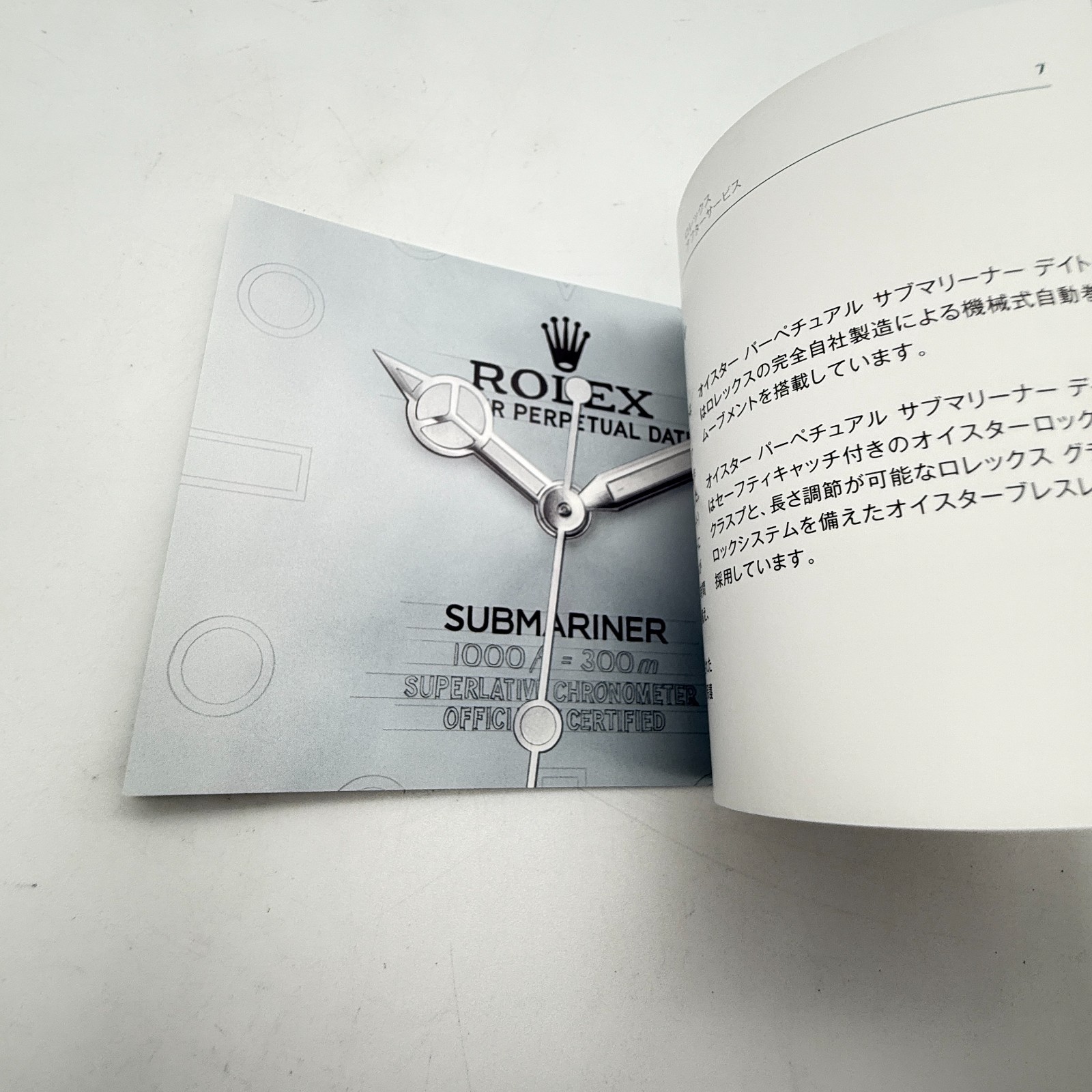 Rolex Watch Box 39139.64 Submariner Booklet Card holder Tag Manuel Genuine