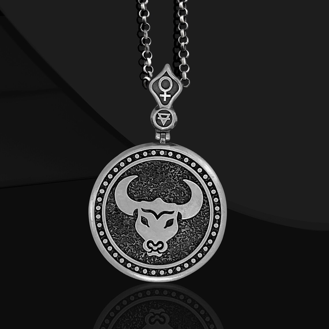 Constellation Zodiac Taurus Necklace 925 Sterling Silver Necklace Duty Free