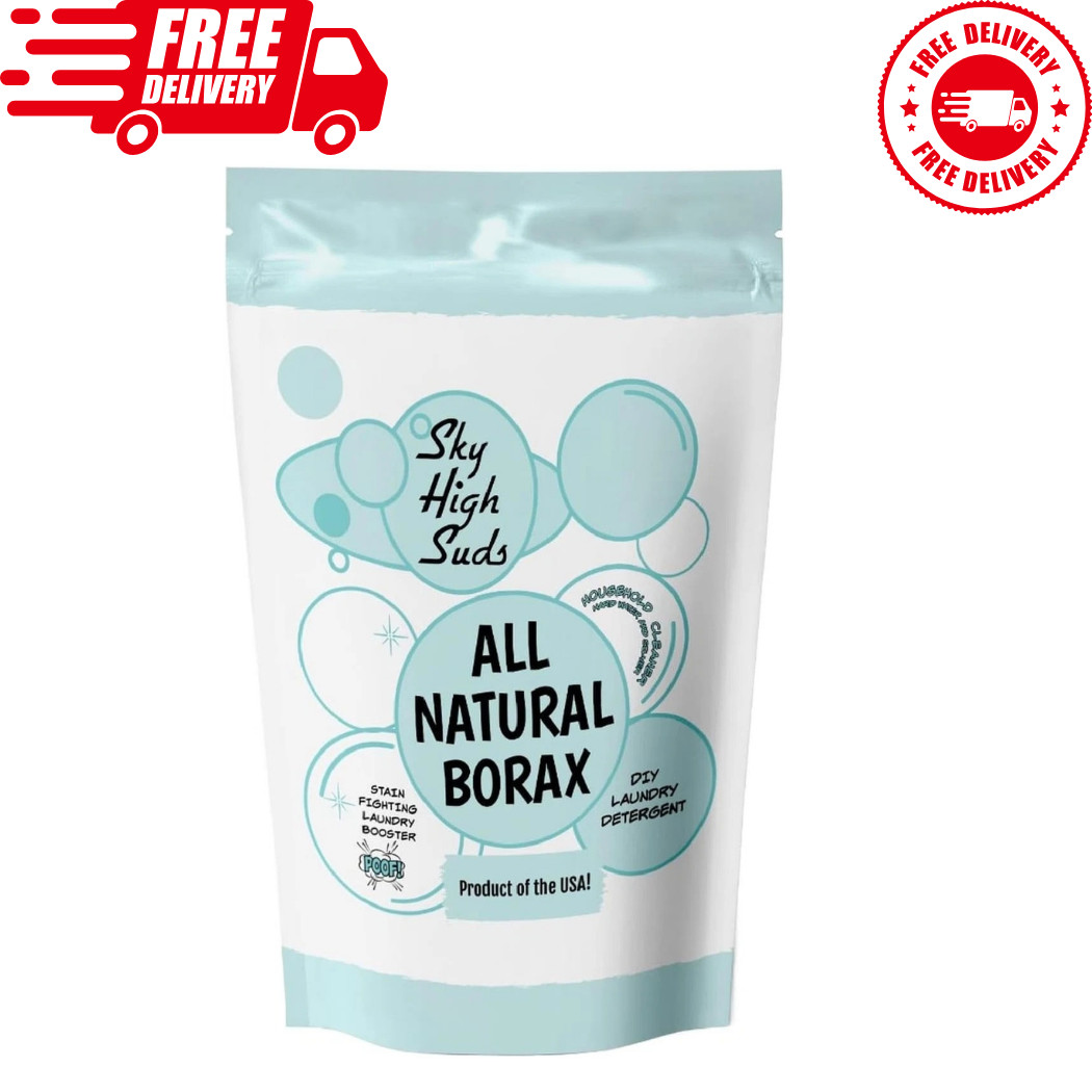 Natural Borax Powder 2 lb – Made in the USA All-Purpose 32 Ounce (Pack of 1)