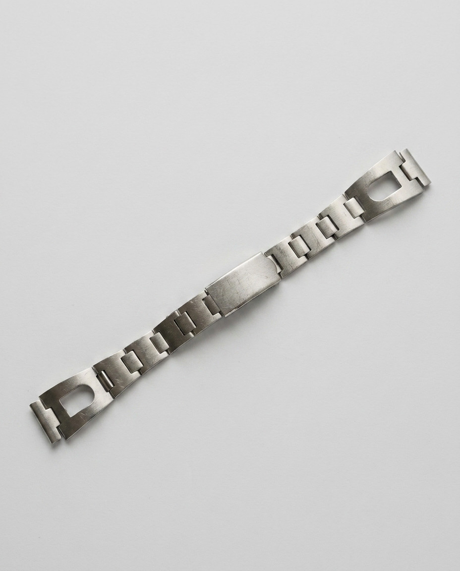 Bracelet de montre vintage en acier inoxydable style Oyster
