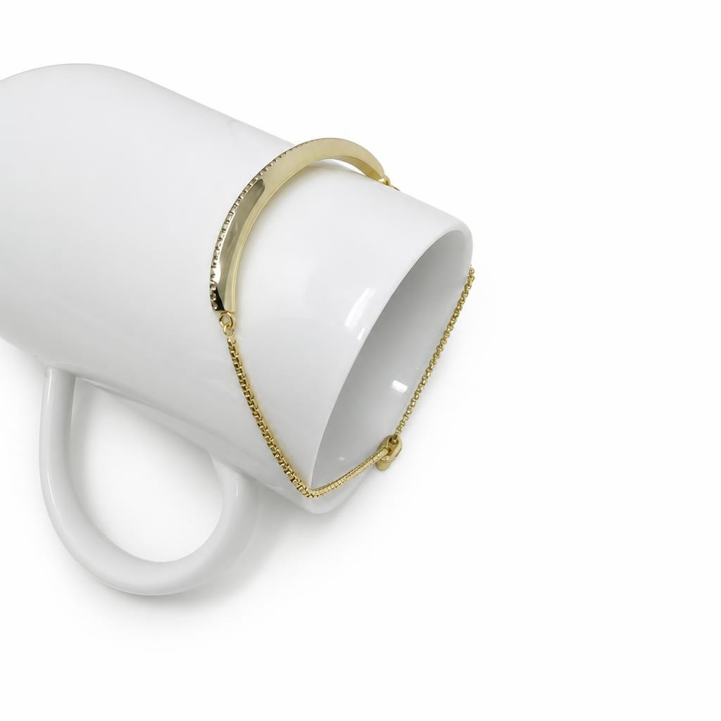 Kendra Scott CZ Slide Bracelet OTT Lux Gold Metal – New
