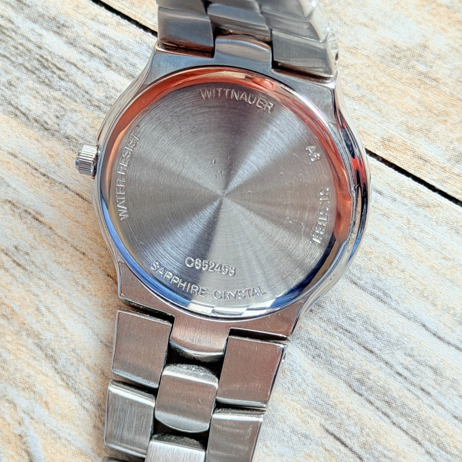 Wittnauer Biltmore Women’s Swiss Quartz Watch 10L17 Stainless Steel Silver 7″