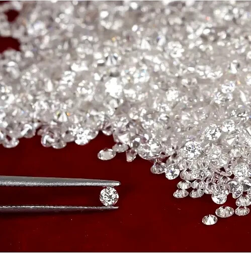 425 Pcs Loose Lab-Grown CVD Diamond LOT 0.80 mm D Color IF CLARITY Certified