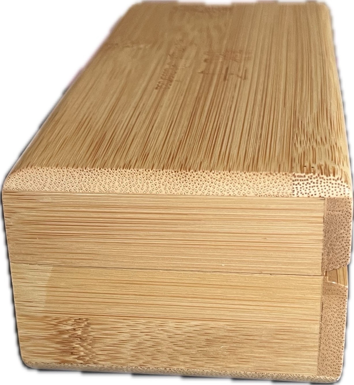 Bamboo Wood Lidded Jewelry Organizer Keepsake Trinket Storage Box