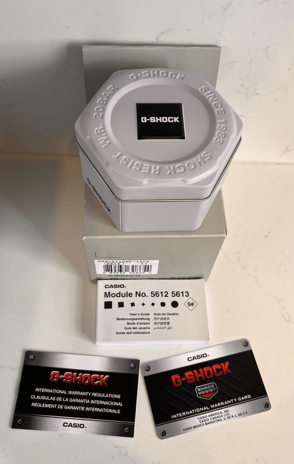 Discontinued G-Shock GMAS140NP-4A Pink Women’s Watch NWT