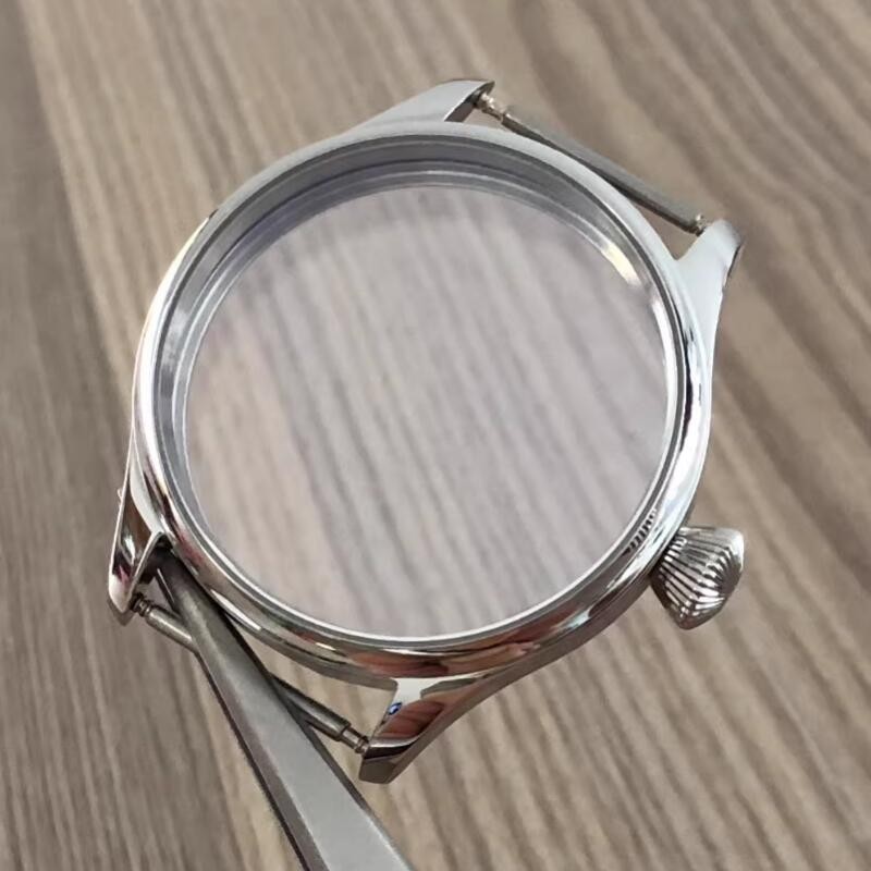 41MM Watch Case Watch Repair Parts Steel For ETA6497/6498/ST3600/3621 Movement