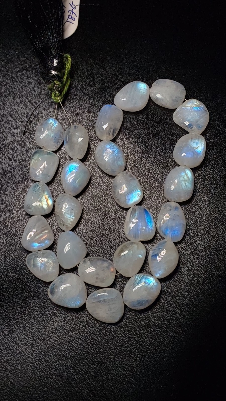 AAA Quality Rainbow Moonstone Strand Multi Fire Shape Nuggets Size 11X14-14X15MM