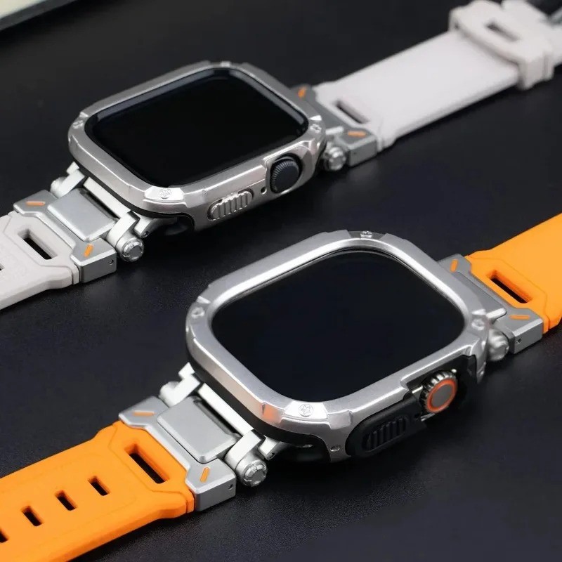 Band Case for Apple Watch 49mm 46mm 45mm 44mm Series 11 10 9 8 7 SE Ultra iWatch