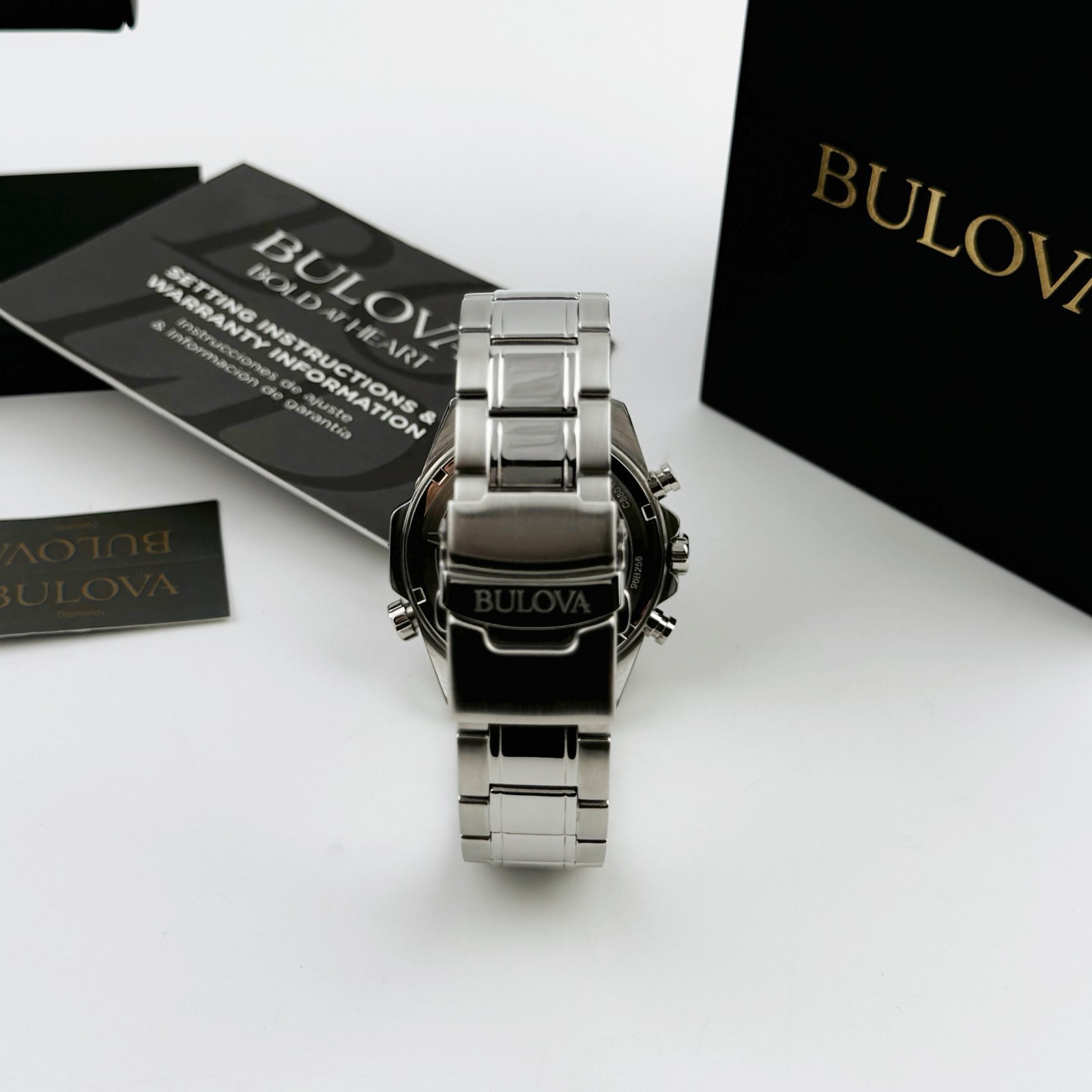 Bulova 96B256 Men’s Marine Star Chronograph Blue dial stainless Men’s Watch