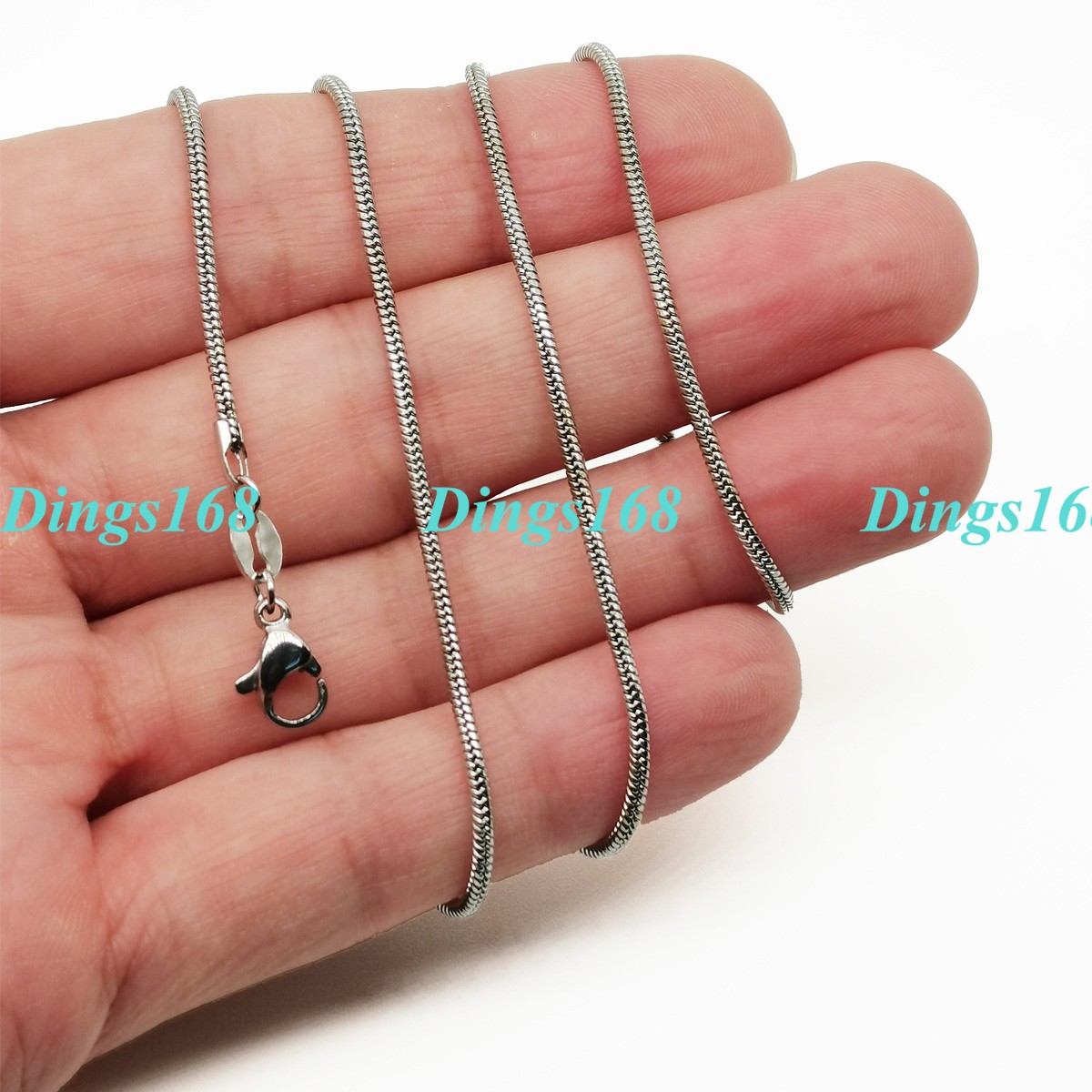 Solid 925 Sterling Silver Tarnish-Resist 28 inch 1.2mm Thin Snake Chain Necklace