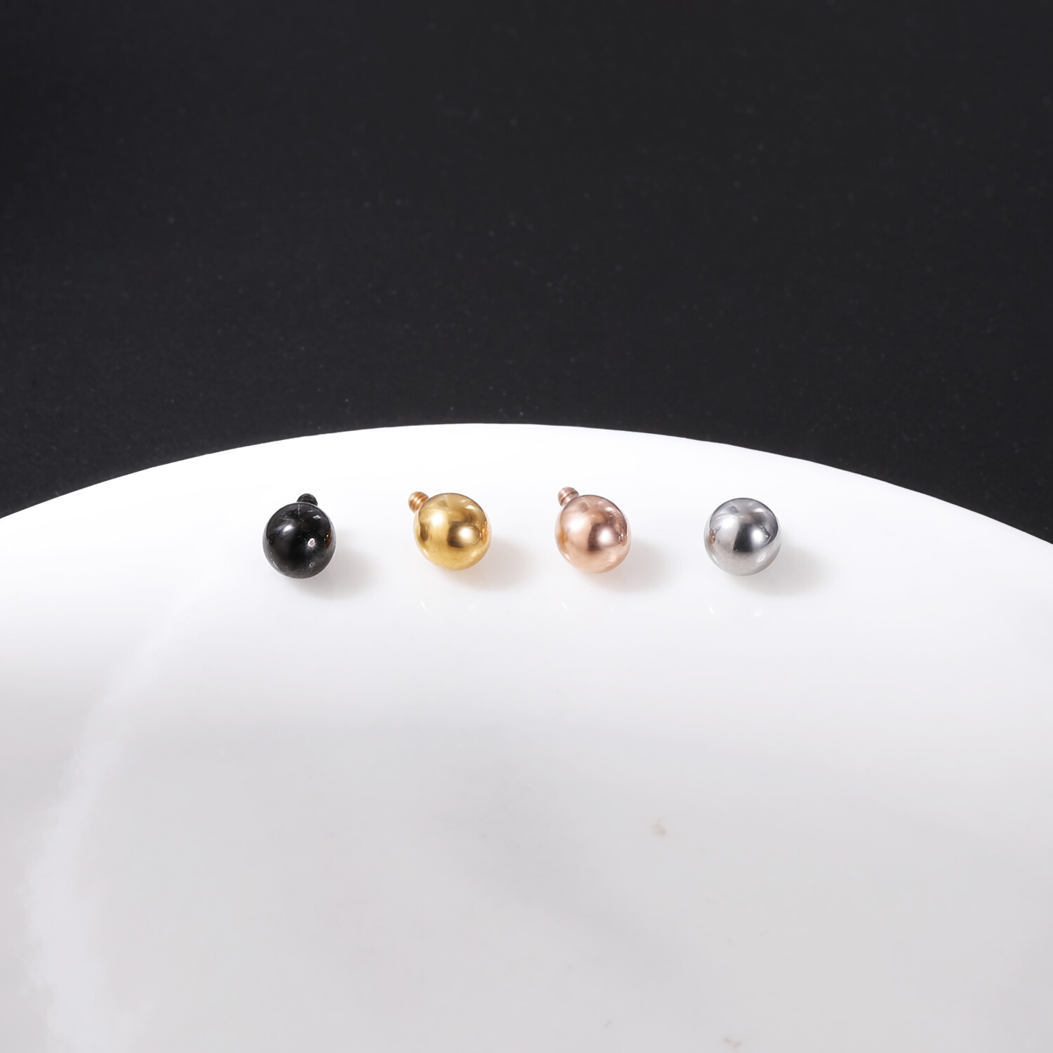 16G Micro Dermal Piercing CZ Dermal Anchor Stainless Steel Skin Diver Piercing