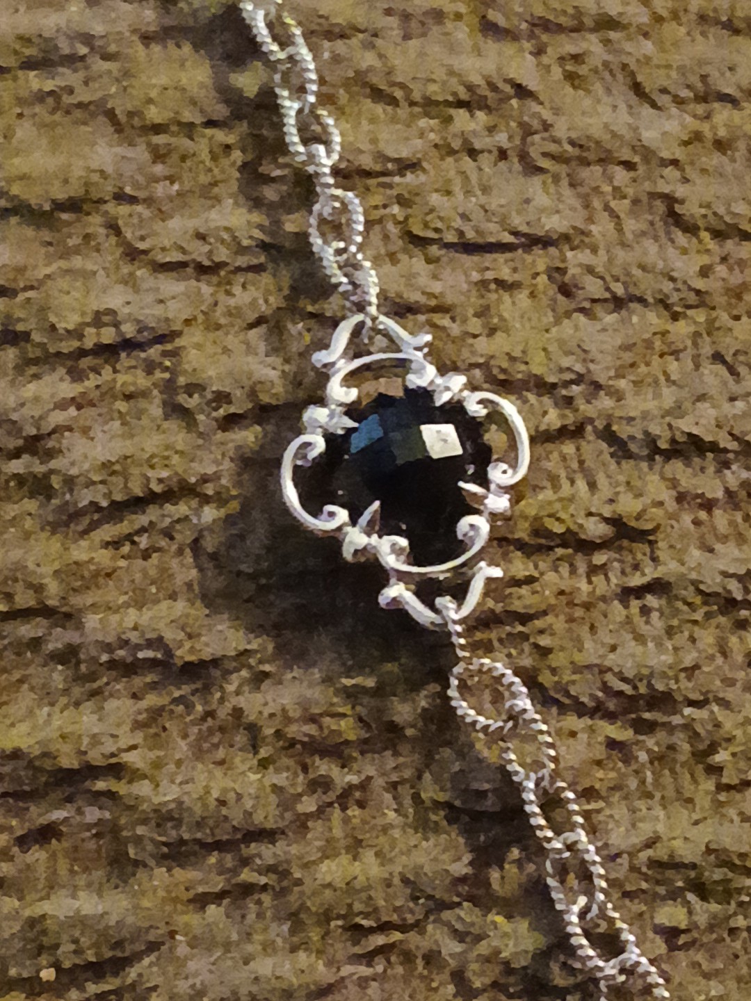 Gabriel & Co. Sterling Silver With Smokey Quartz Toggle 7″ Bracelet Excellent!!