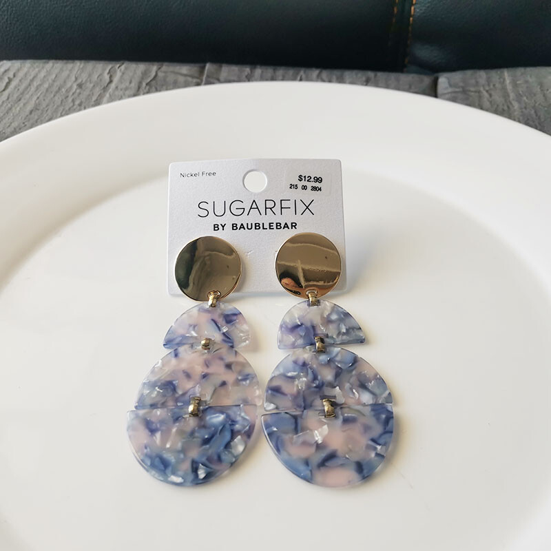 New Sugarfix Resin Drop Dangle Earrings Gift Fashion Women Party Holiday Jewelry