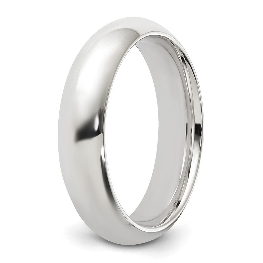 Sterling Silver 5mm Comfort Fit Wedding Band Ring Size 10