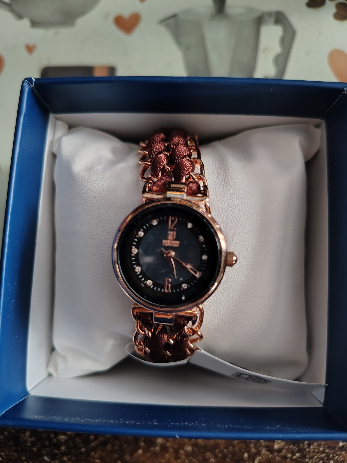 Montres Prestige Women’s Watch – 25mm, Brown/Rose Gold/Black Dial MPW-0298 New!!