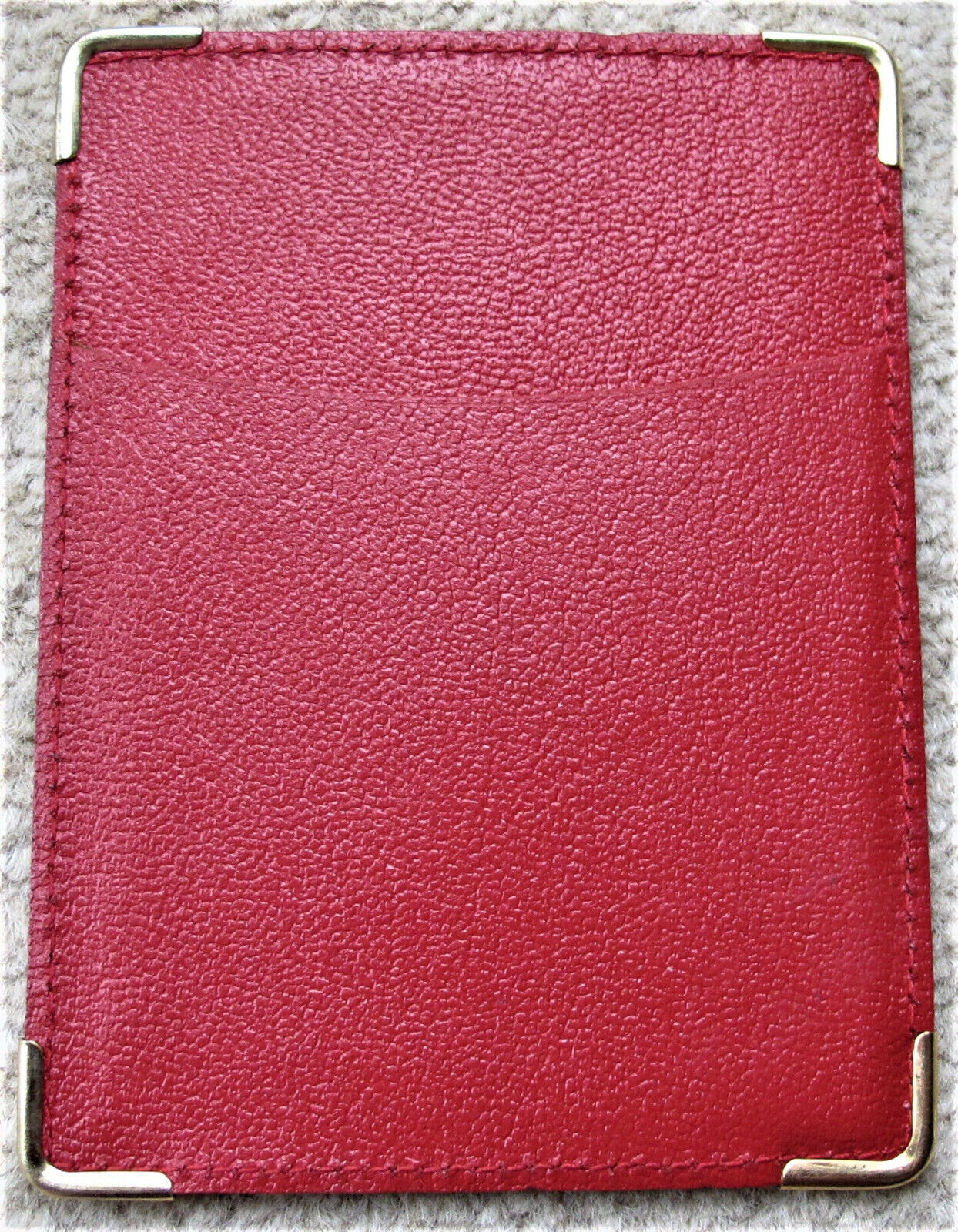 ROLEX ORIGINAL VINTAGE LADY RED DOCUMENTS WALLET 1990 PERIOD SUPERB