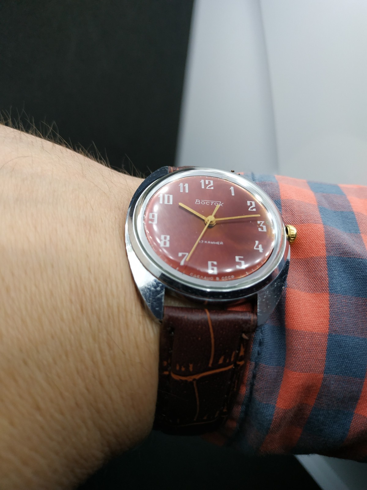 Men’s Dress Watch Wostok Vintage USSR Mechanical 2409A Retro Vostok Soviet ⭐
