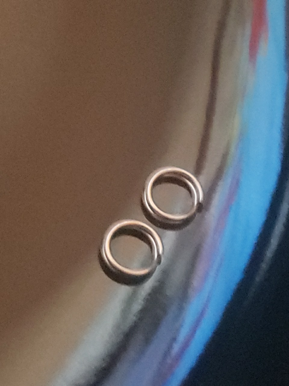 2 Pc 5mm 14k Solid Yellow Gold Round Split Jump Ring