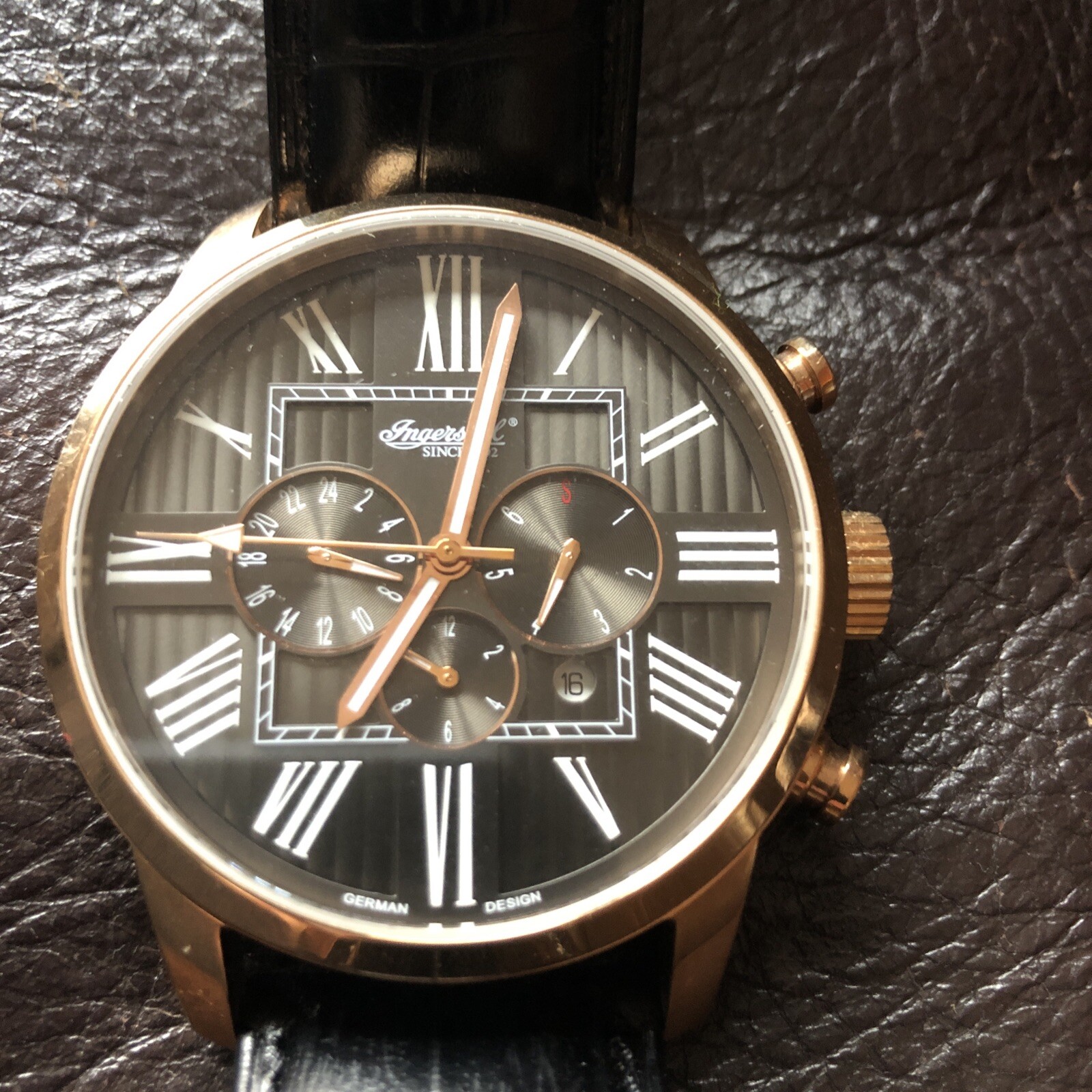 INGERSOLL IN1409 PE AUTOMATIC COOPER BLACK DIAL WATCH DUSTY ROSE LMTD EDITION 👀