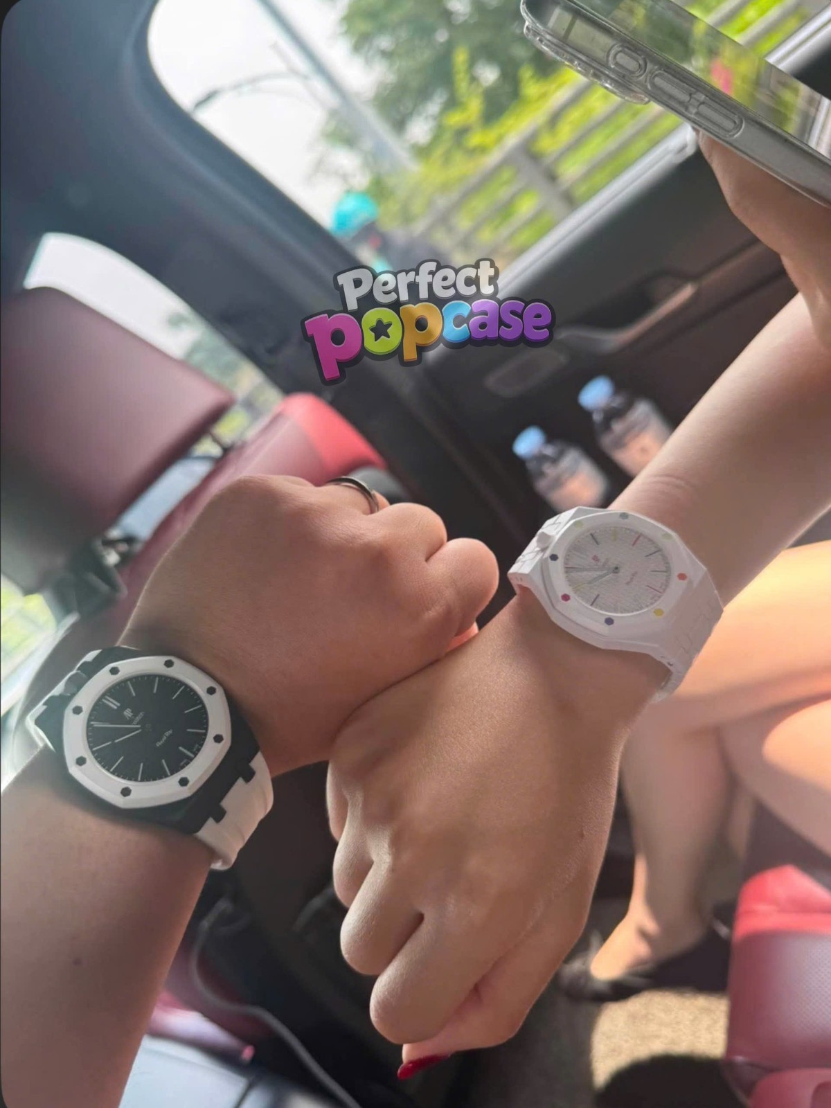 Luxury Custom Perfect Case/Band for AP X Swatch Royal Pop ceramic READY SHIP Now