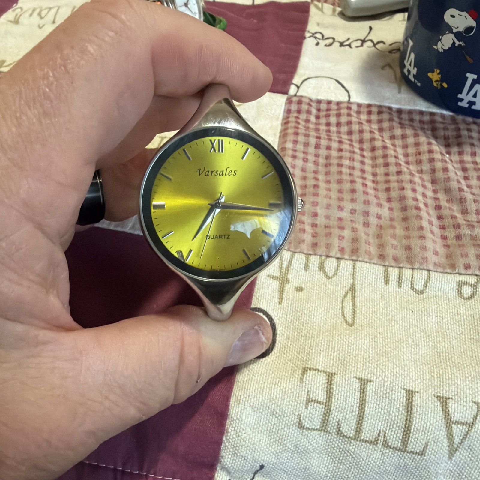 Women’s Wrist Watch Stainless Steel Bangle Band . Varsales Quarts Needs Battery