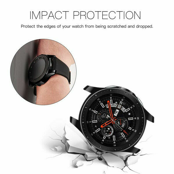 For Samsung Galaxy Watch 6 4 Classic 42/46/43/47mm Case Plating TPU Frame Bumper