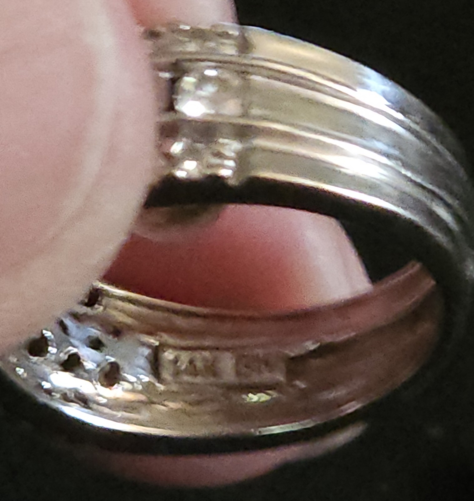 EFFY Designer 14K White Gold Diamond Band Ring CTW Unkown
