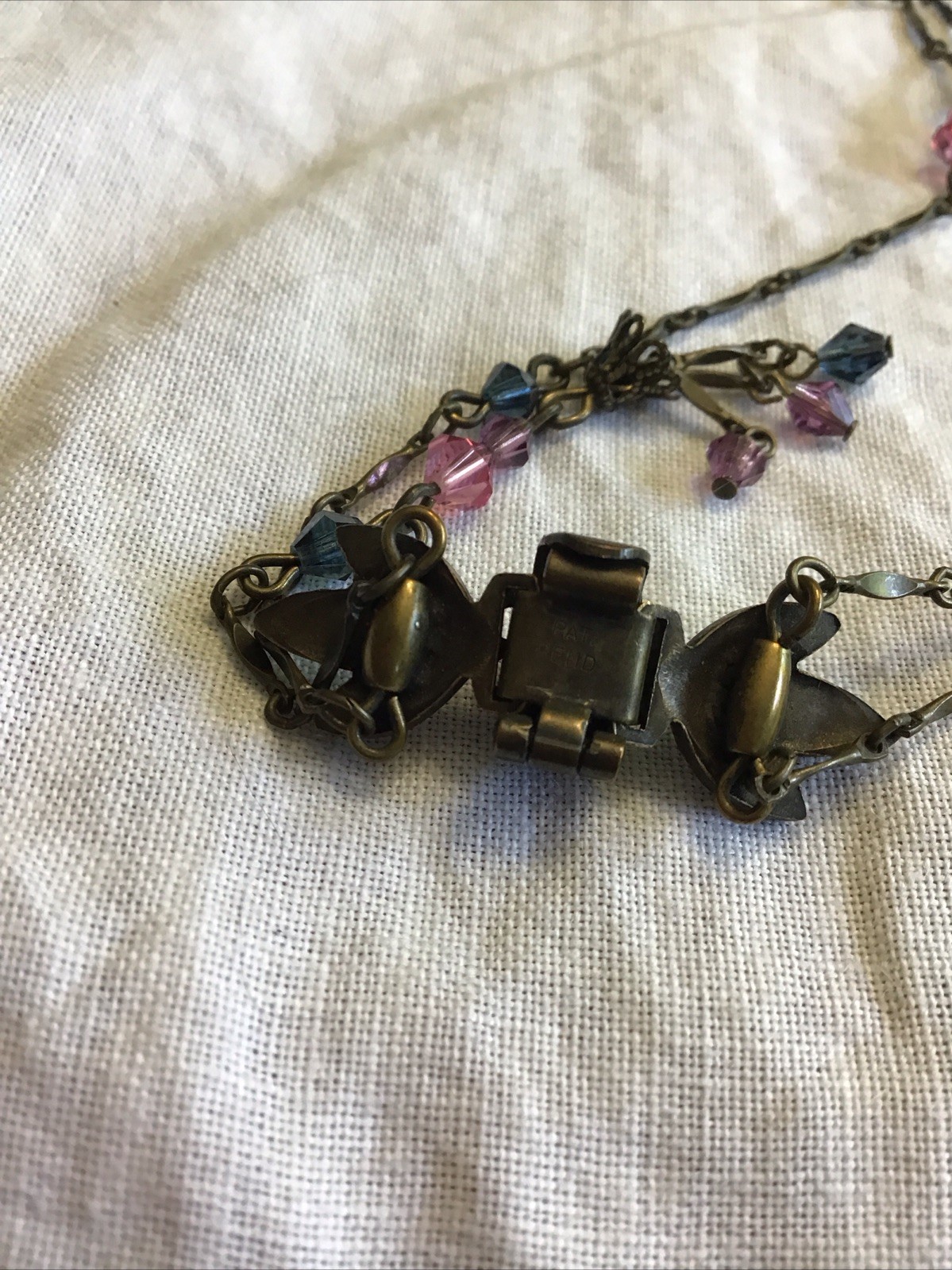 Victorian Style Mid 20th Century Very Unique Pat. Pending Lock Rose