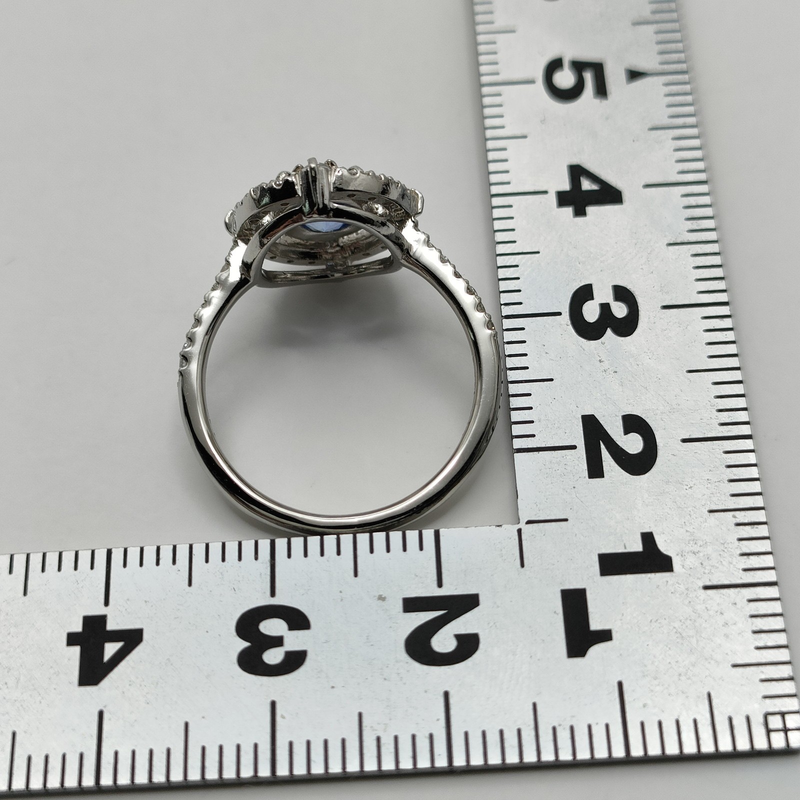 Jewelry Ring Sapphire 1.13ct Platinum 2347449