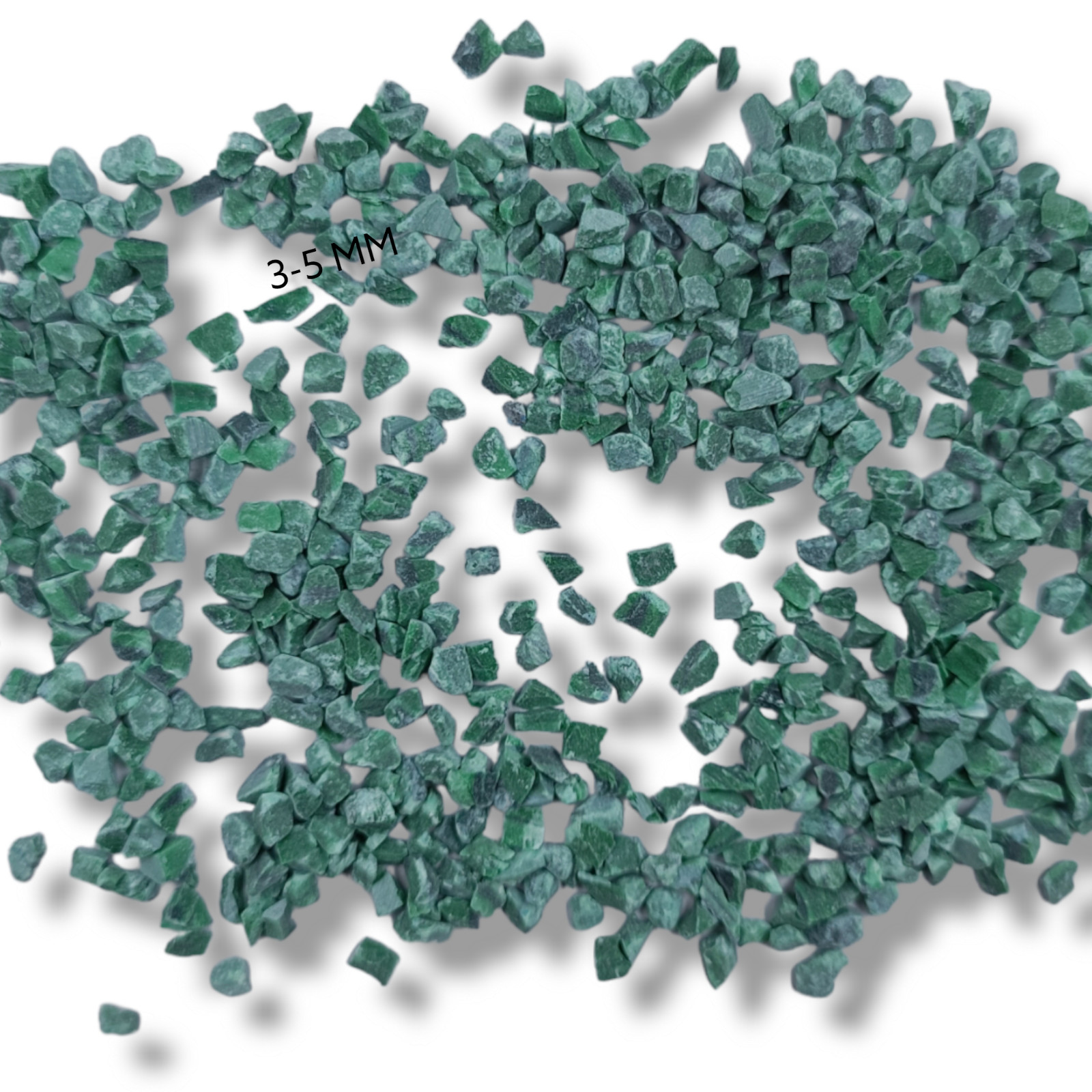 Crushed Malachite Gemstone Coarse Stone Inlay Woodworking Powder Inlay