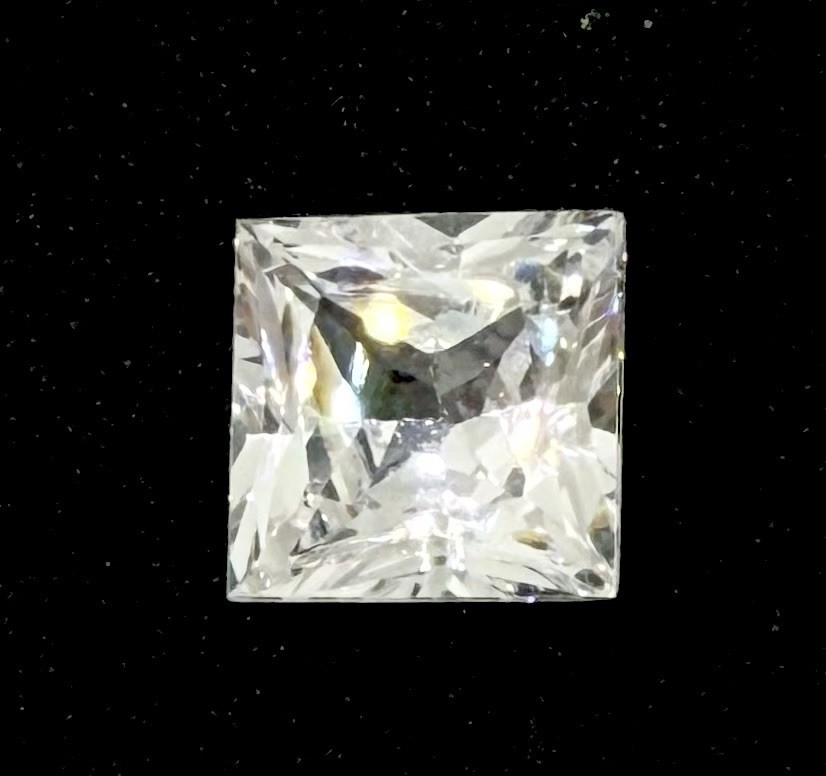 New YAG Yttrium Aluminum Garnet 7.0 CT Square Princess Cut Gem Single 10x10mm