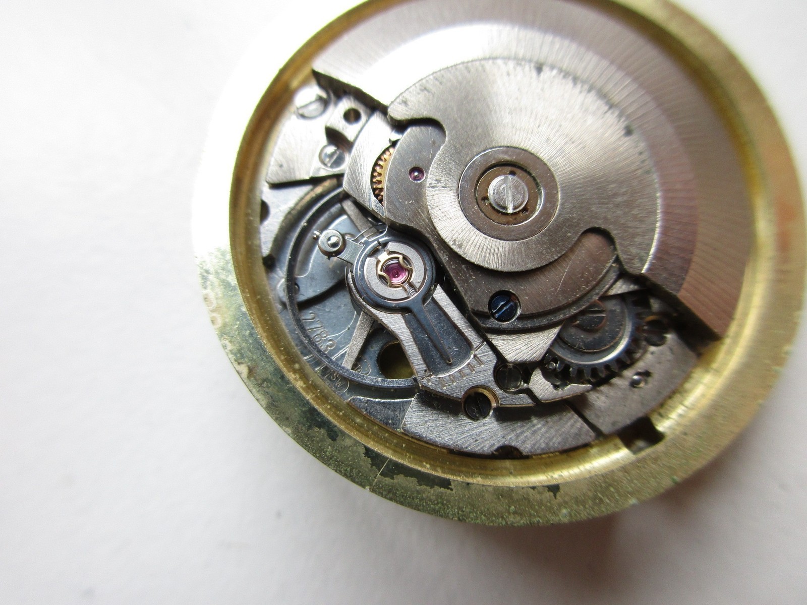 ETA cal. 2783 Swiss automatic incabloc watch movement – date at 6 – running