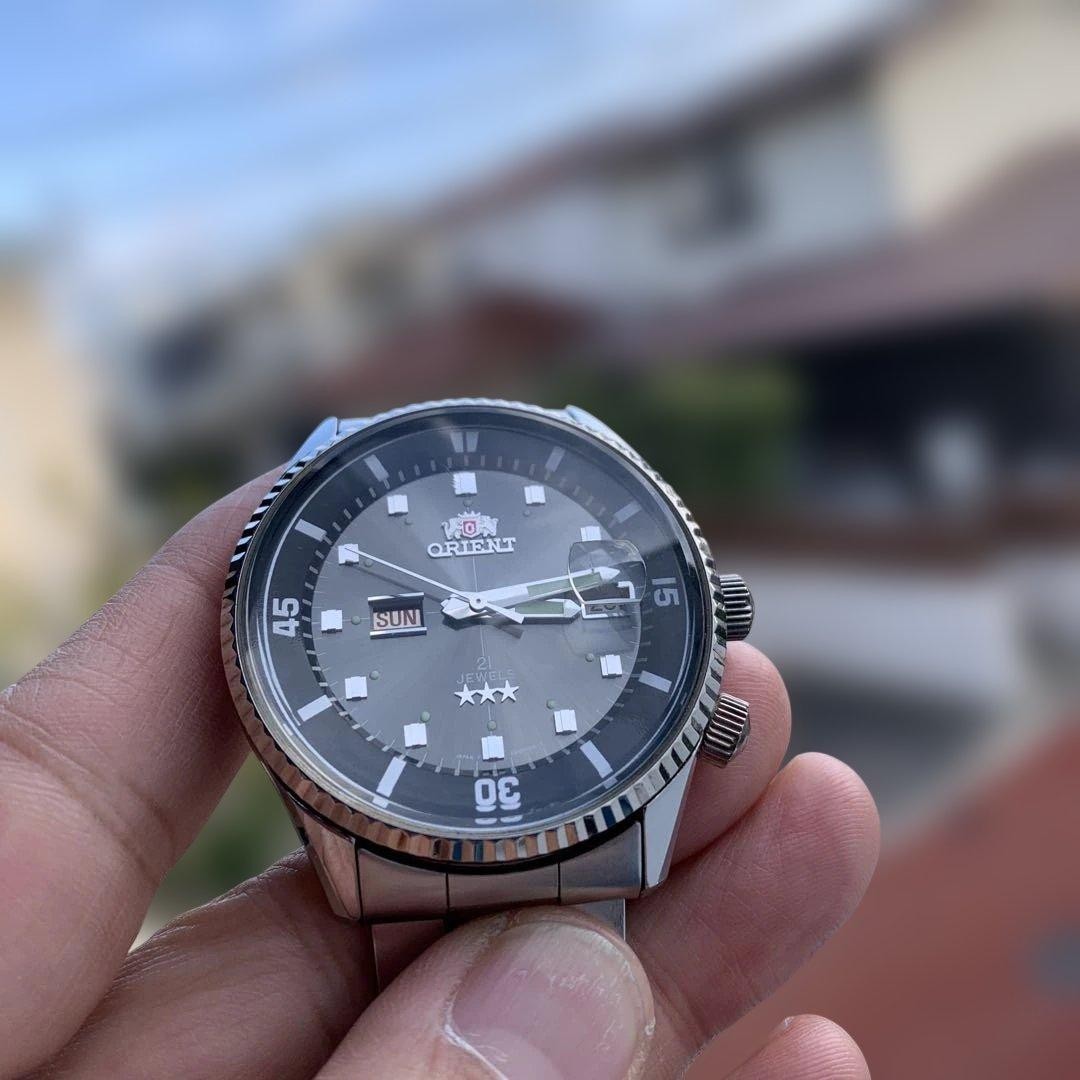 Orient King Master Automatic Wrist 18.5cm 7.3in 1990s Revival Retro