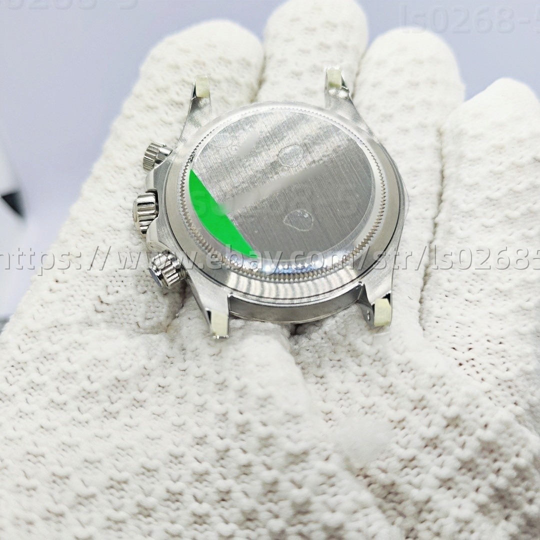 DIY 40mm Stainless Steel Watch Kit For 4131 7750 4130 Aftersales Accessories