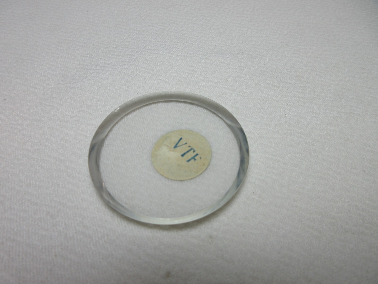 EXTRA THICK GLASS POCKET WATCH CRYSTAL LIGNE SIZE 18 3/16 WATCHMAKER PART #D18