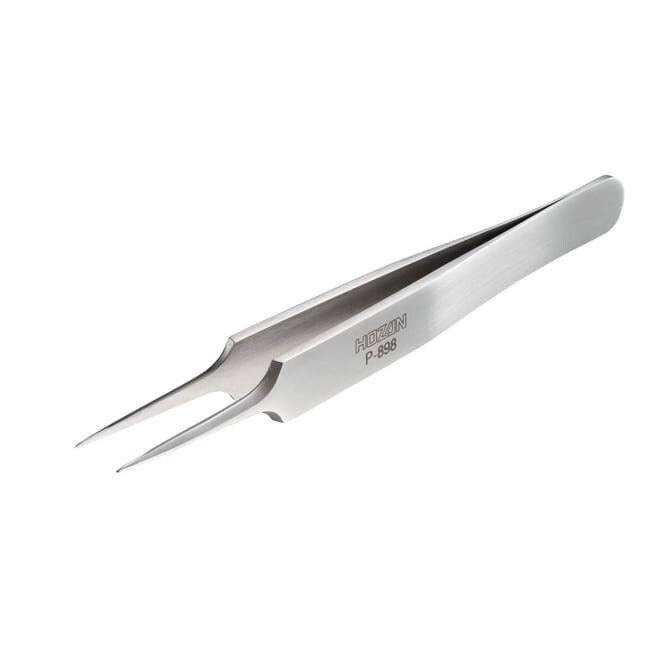 HOZAN Tweezers Standard Thick Tapered Straight type P-898 Tip 0.25mm