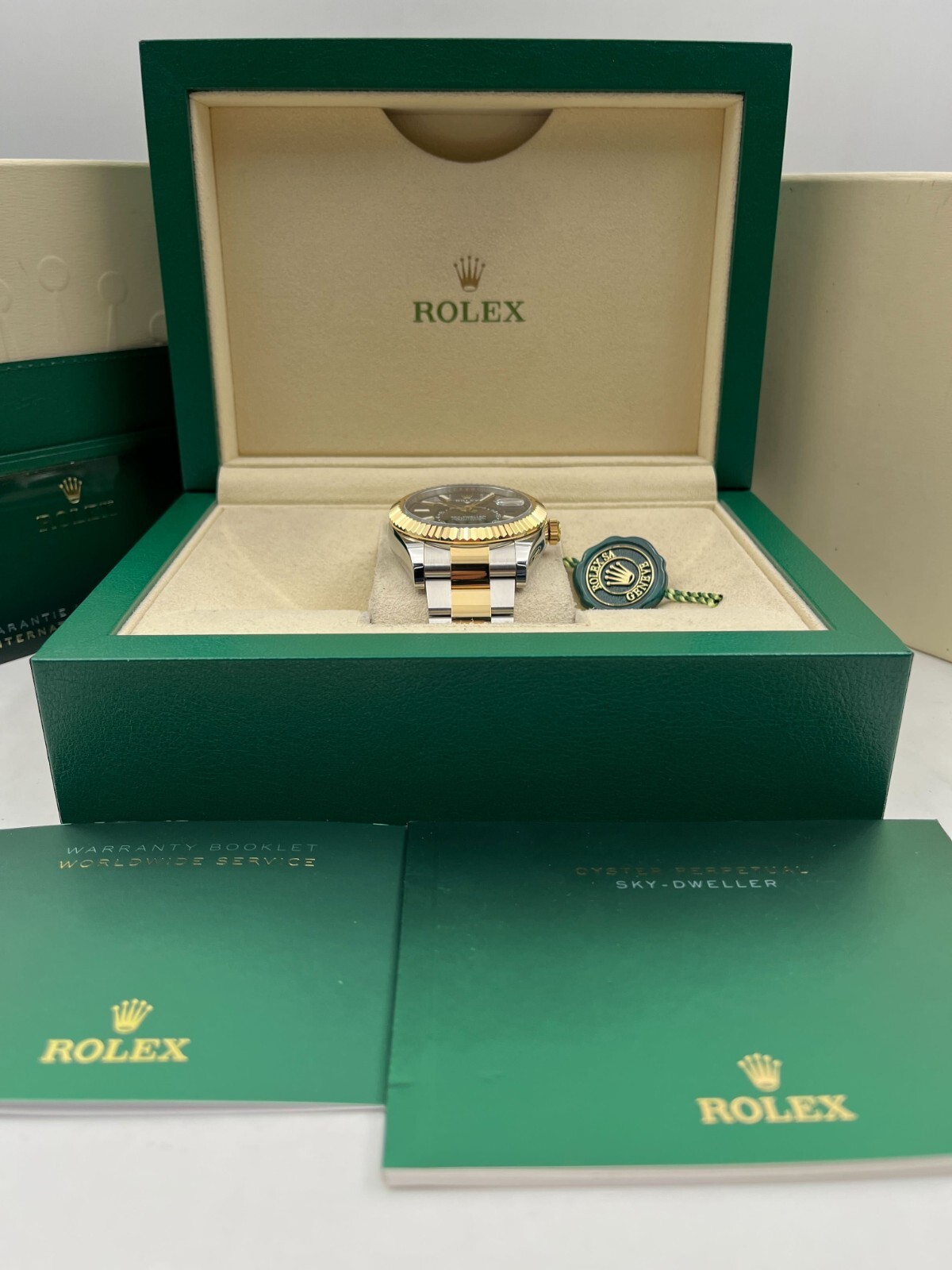 Rolex Sky-Dweller Black Dial Two Tone Oyster Bracelet 336933 Pre-Owned 2023
