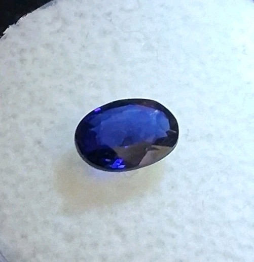 0.78Ct.Ravishing Color Top Cornflower Blue Sapphire Ceylon Color Diffused