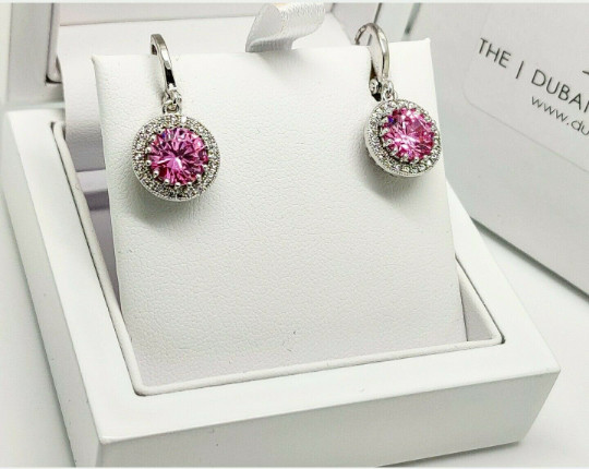 Created Diamond Round Cut Droplet Earrings Including Gift Box BUY 1 GET 1 FREE