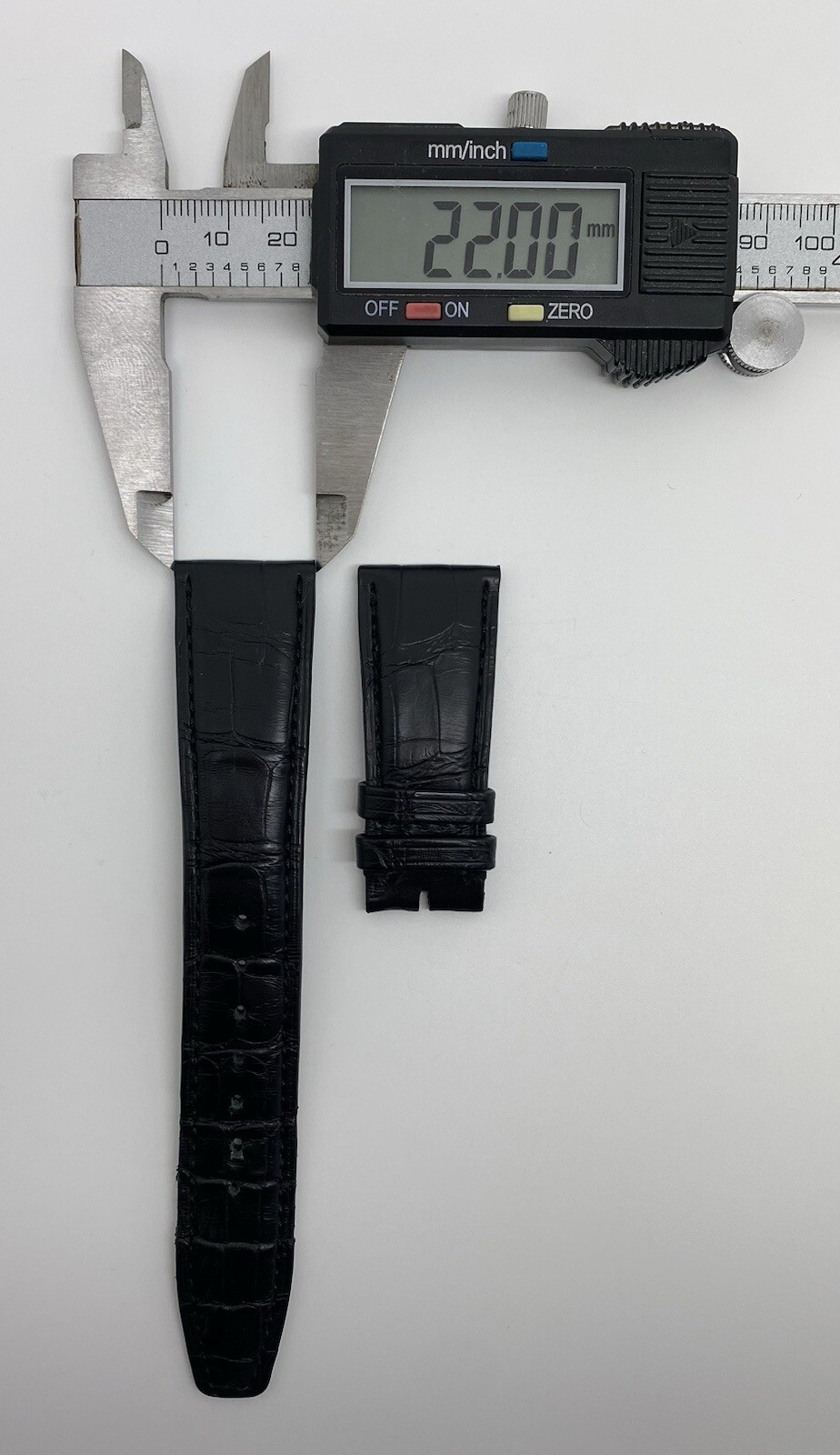 Authentic IWC 22mm x 18mm Black Alligator Watch Strap Band A20062 OEM