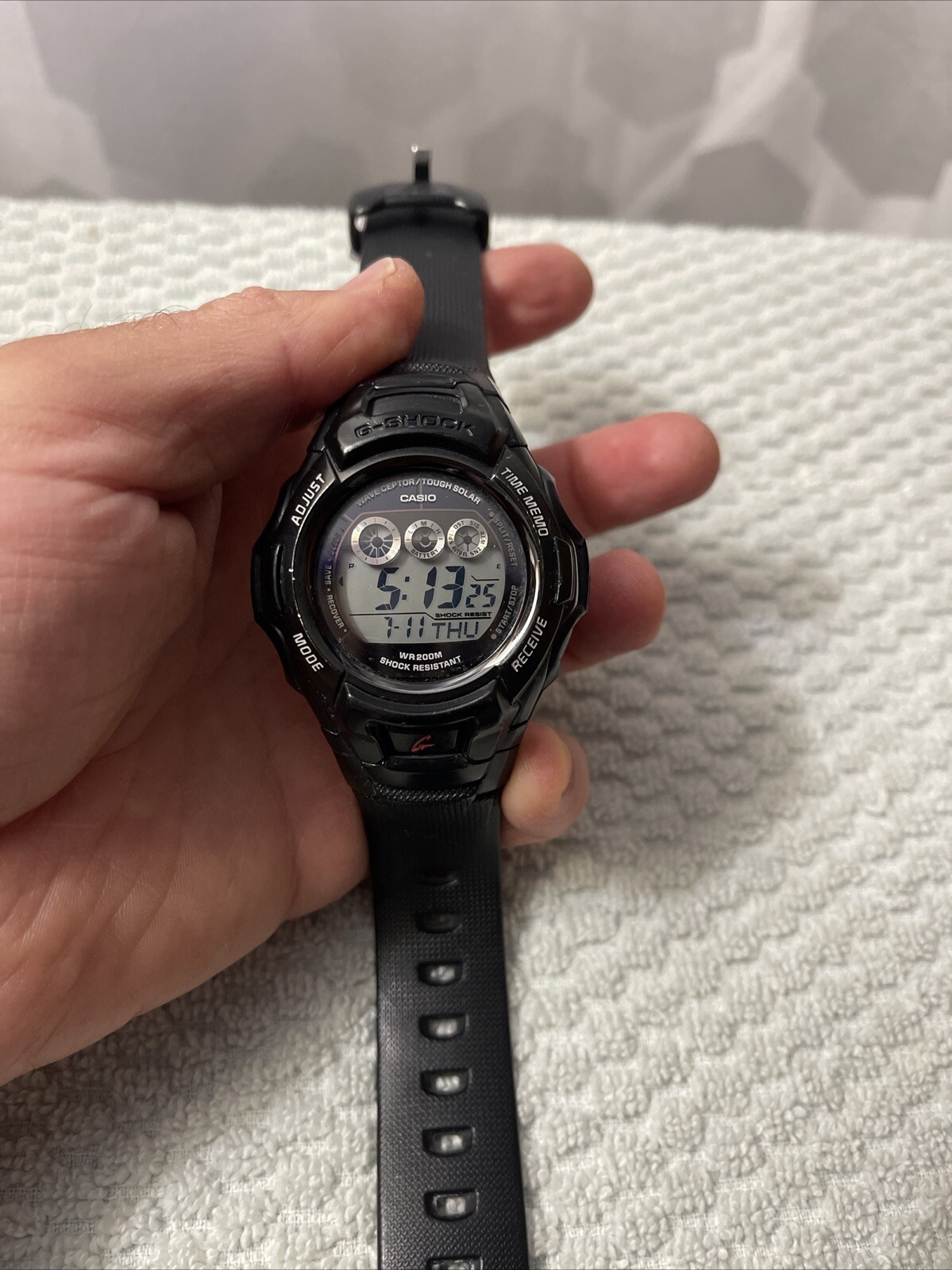 Casio GW-530A Sport G-Shock Atomic Tough Solar Wave Septor Men’s Watch