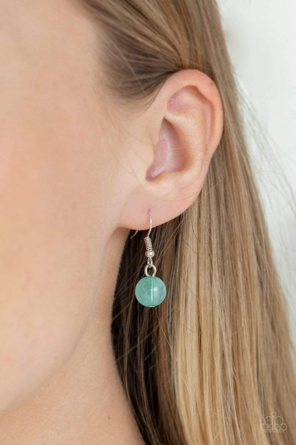 Paparazzi Jewelry Trending Tropicana Green Teardrop Fringe Necklace Beautiful