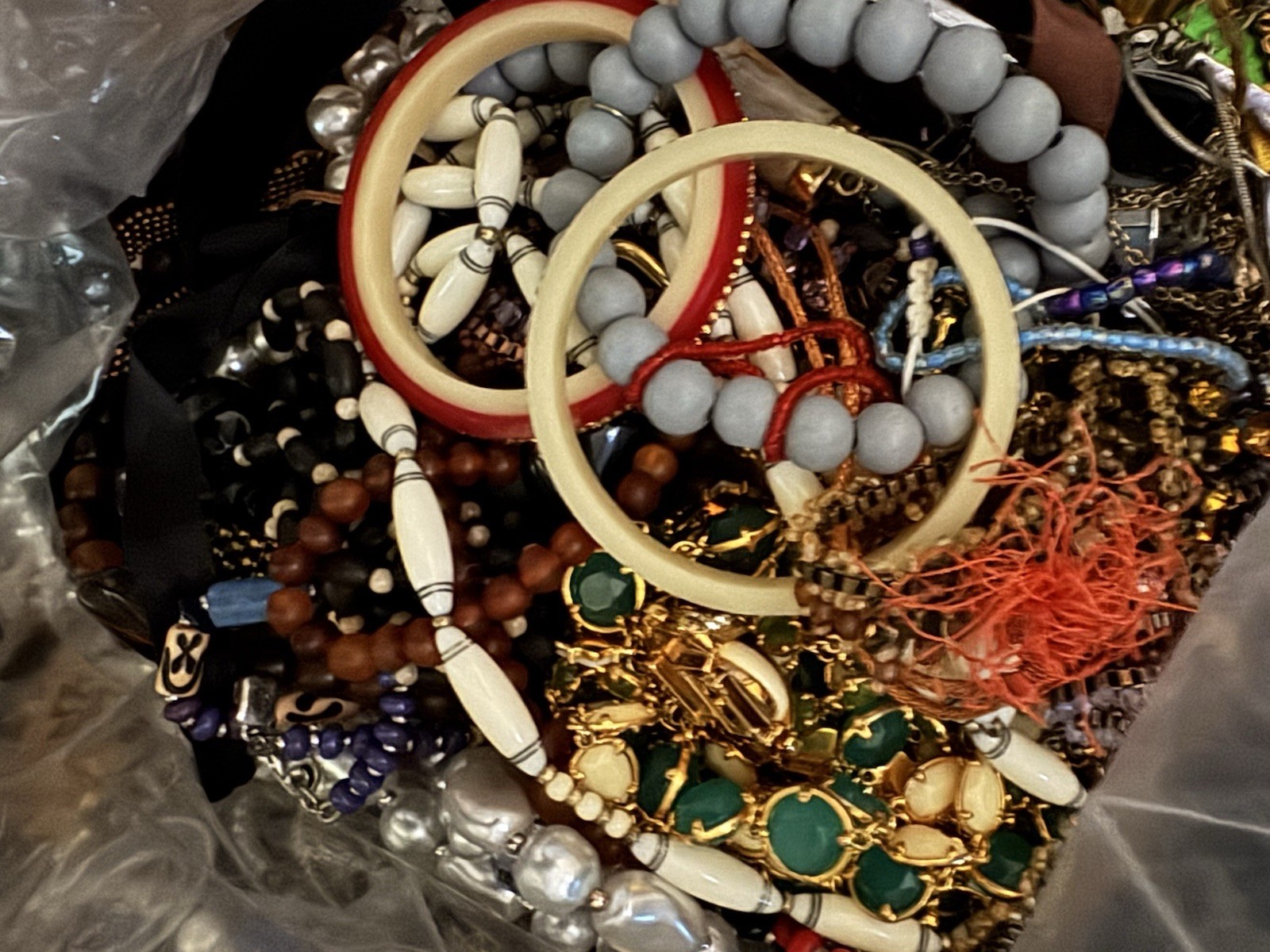 Mystery Lot 10 lbs Costume Jewelry Misc Bundle Most Wearable LB Pounds