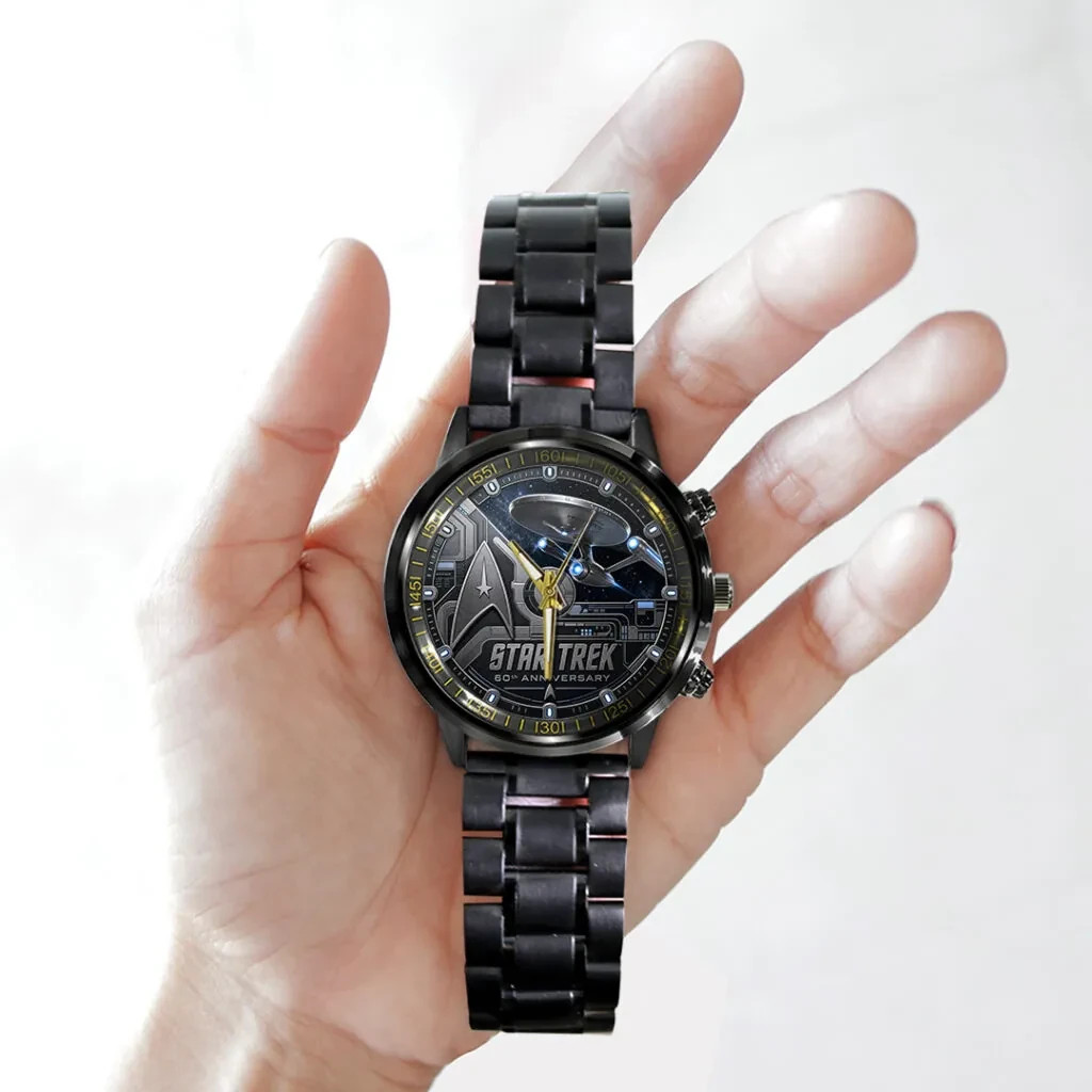 Star Trek Black Stainless Steel Watch