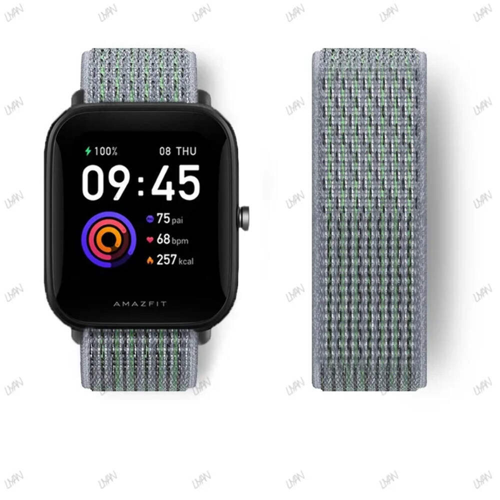 20mm/22mm watch band For Amazfit GTR/GTS 4-3-2-2e/GTR 42mm-47mm/bip-U-S-lite Nyl