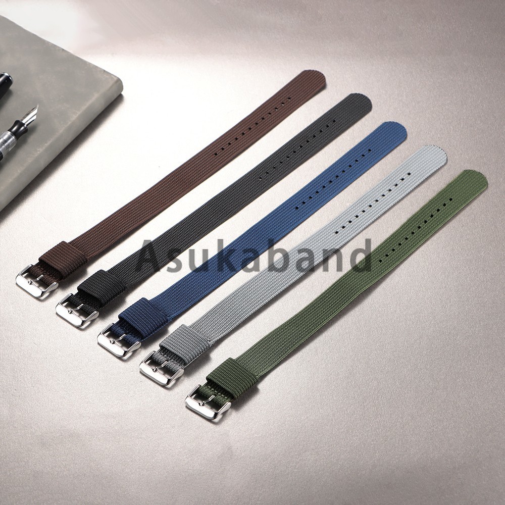 Nylon Watch Band Waterproof Ballistic Nylon One-Piece Military Watch Straps