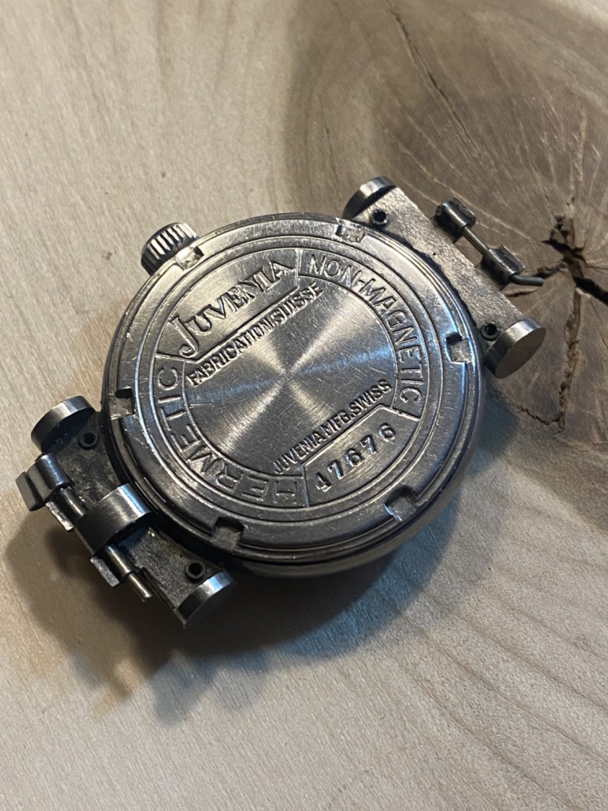 1950’s 4X ALL Steel JUVENIA w/ Hooded Lugs, Non-running!